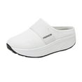 thumbnail image 1 of GERsome Womens Slippers Summer Fashion Sandals Women's Platform Lightweight Mesh Hollow Out Half Slippers Soft Bottom Shoes Mesh Sandals, 1 of 7