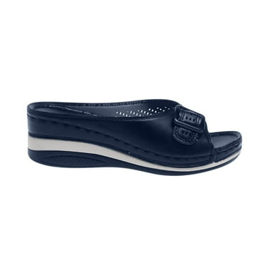 GERsome Womens Slippers Women's Flat Shoes Ladies Beach Sandals Summer Non-Slip Causal Slippers