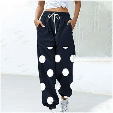 GERsome Womens Sweatpants Baggy Pull On High Waisted Joggers Athleisure Warm Trouser Sweat Pants with Pocket