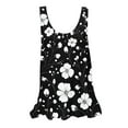 thumbnail image 1 of GERsome Womens Tank Tops Crewneck Loose Fit Floral T Shirts Casual Flowy Sleeveless Tunic Shirts S-2XL, 1 of 5