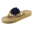thumbnail image 1 of GERsome Womens Wedge Sandals Bohemia Sandals for Women Casual Summer Flowers Flip-Flops, 1 of 8