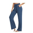 thumbnail image 1 of GERsome Womens Wide Leg Pants Casual Loose Yoga Sweatpants Comfy Lounge Pajama Flowy Pants Pockets, 1 of 4
