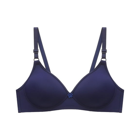 GERsome Womens Wireless Comfortable Bra Seamless Bras No Underwire Push Up Deep V Neck Bralettes with Support Size S