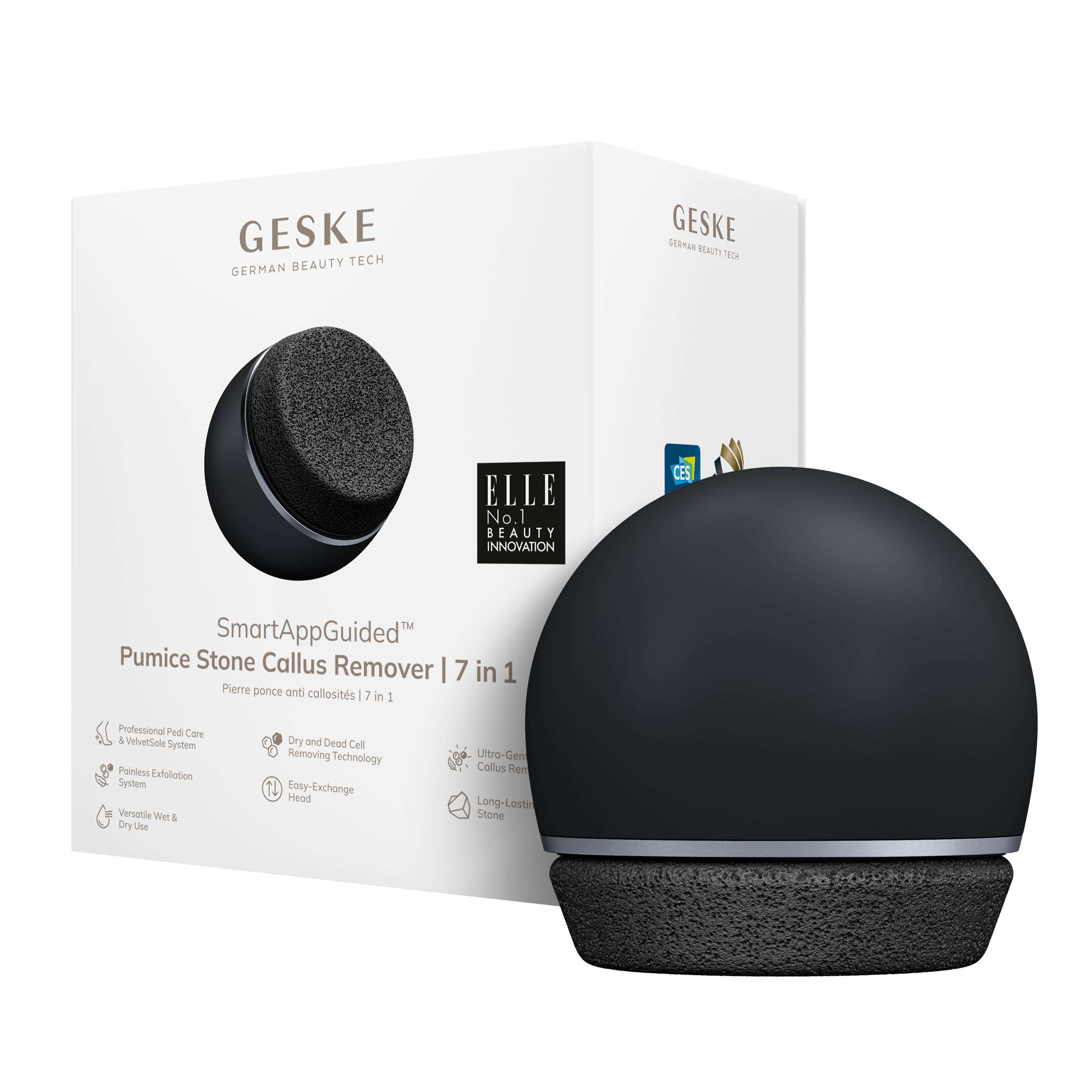 GESKE Pumice Stone Callus Remover | 7 in 1 | Foot File with Replaceable ...
