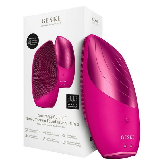 GESKE SmartAppGuided Sonic Thermo Facial Brush 6 in 1