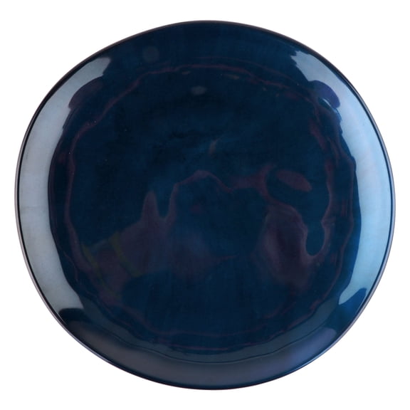 GET CS-10-CSB Shatter-Proof Melamine Dinner Plate, 10.5", Blue (Set of 12)