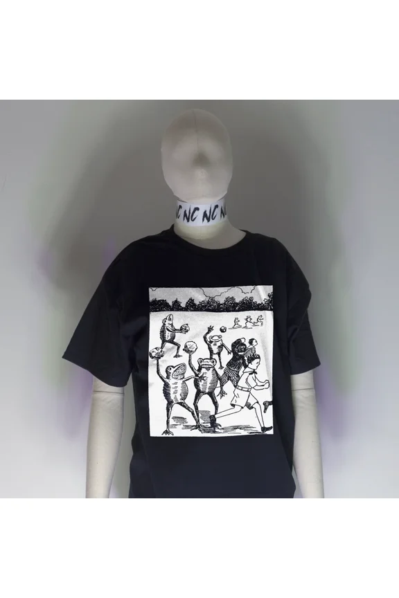 GET OUT Of HERE Shirt | Illustration Etching 1800s Vintage Frog Toad Pepe Goth