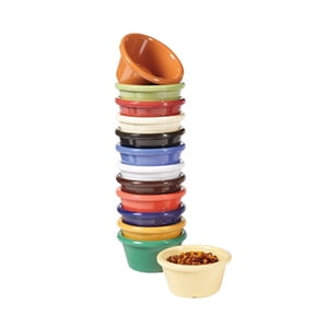 GET S-620-IV Break-Resistant Smooth Ramekin, 2 Ounce, Ivory (Set of 12)