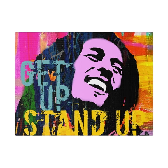 GET UP STAND UP Canvas Wall Art by Stephen Chambers