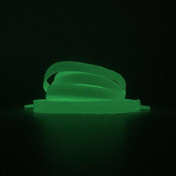 GETAJGHSD 1 Pair Glow Shoe Strings Luminescent Fiber Laces For Trainers Nighttime Use