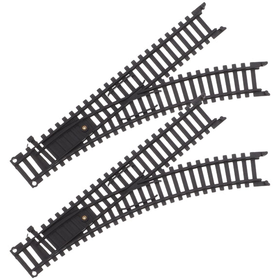 GETAJGHSD 1Pair Plastic Train Tracks Replacement Parts for Model Railroad Track Accessories