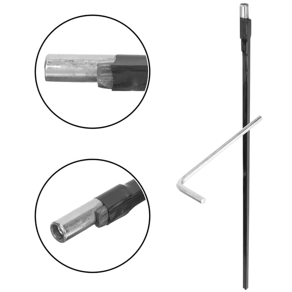 GETAJGHSD Black Metal Guitar Truss Rod Set for Guitar Repair and Maintenance, Replacement Part