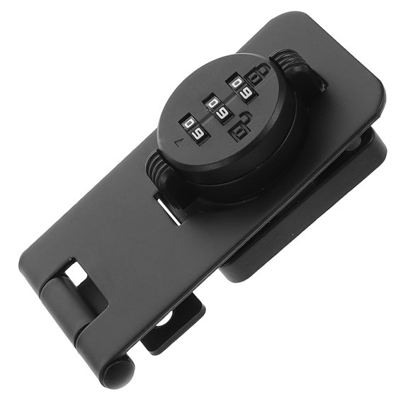 GETAJGHSD 1 Set Hidden Door Latch Keyless Zinc Alloy Black For Commercial Use