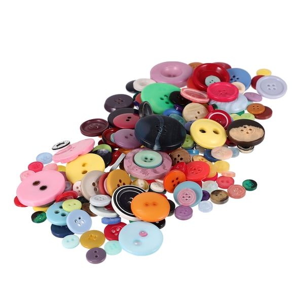 GETAJGHSD 1 Set Multi-Colored Resin Buttons For Diy Decoration And Sewing Crafts Round Shape Practical Supplies