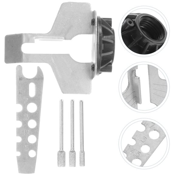 GETAJGHSD Chainsaw Sharpening Guide Tool Kit, 1 Set Iron Attachment for Precise Chain Sharpening