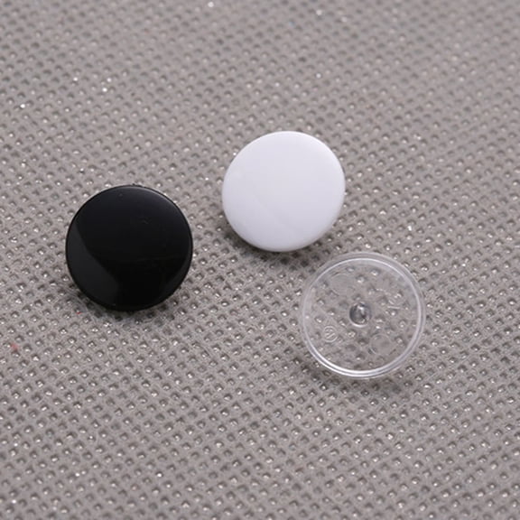 GETAJGHSD 100 Sets White Fabric Snap Fasteners Kit for Clothing, Sewing, Craft Projects and Garment Attachments
