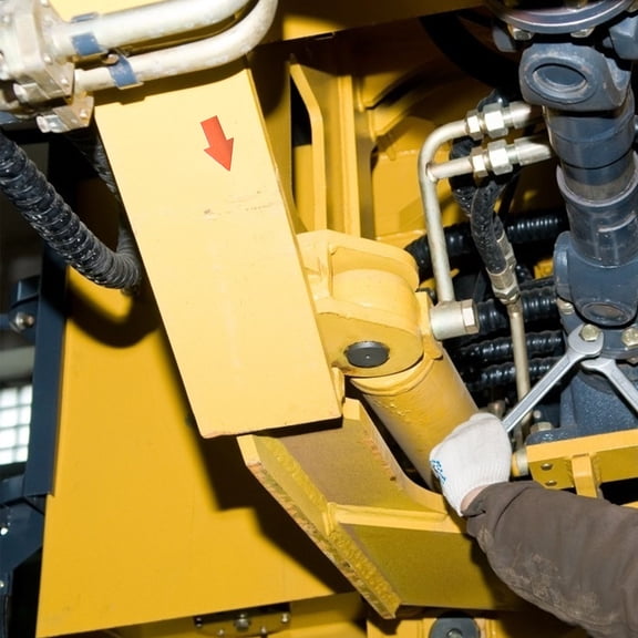 GETAJGHSD 1000Pcs Red Arrow Warning Stickers Practical Label Decals for Shop Office and Community