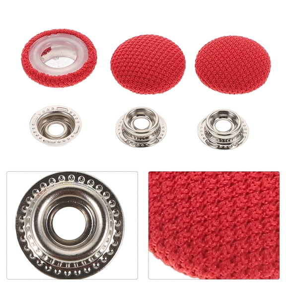 GETAJGHSD 100Pcs Car Headliner Repair Buttons Red Easy Install Buckles for Sagging Roof Fabric Fix