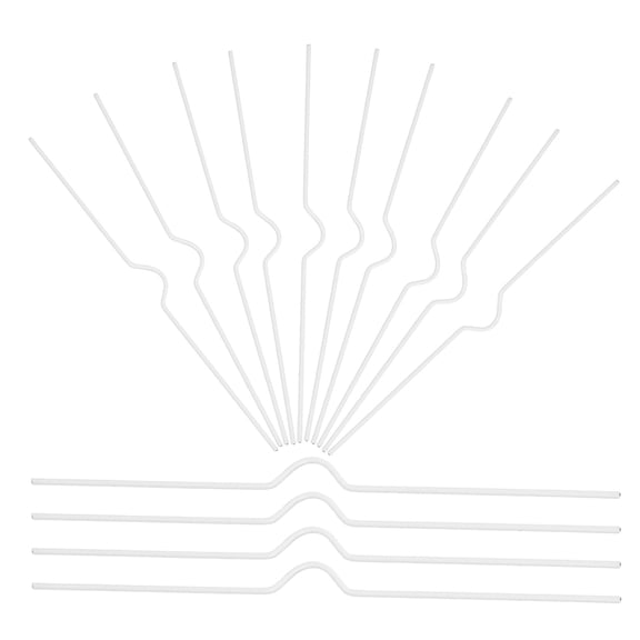 GETAJGHSD 100Pcs Hanging Calendar Binder Wire Hooks White Iron for Office and Home Wall Display