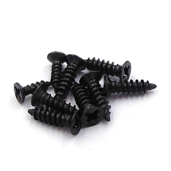 GETAJGHSD Black Self Tapping Screws 100pcs Stainless Steel Wallboard Screws for Drywall and Wood Fastening
