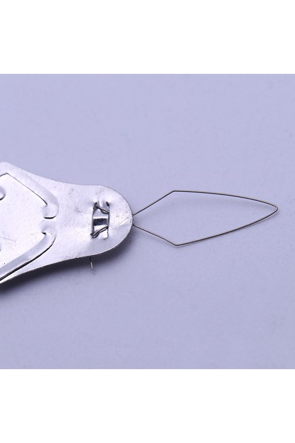 100Pcs Simple Aluminum Needle Threader Suitable for Small Needle Eye Piercing