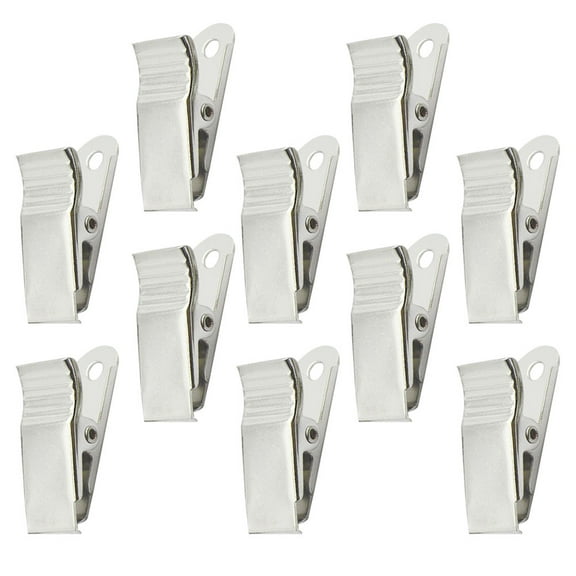 GETAJGHSD 100Pcs Strong Spring Loaded Id Holder Clips with Wider Edge for Seminars Conventions and Trade Shows
