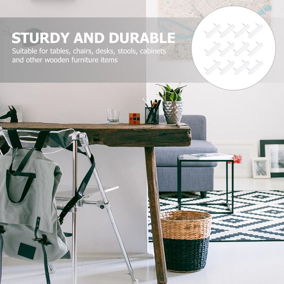 GETAJGHSD 100Pcs White Nail on Slider Pads Furniture Glide Floor Protective Nails