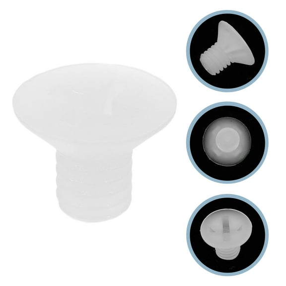 GETAJGHSD 100Pcs White Nylon Plastic Screws with Flat Head for Easy License Plate Installation