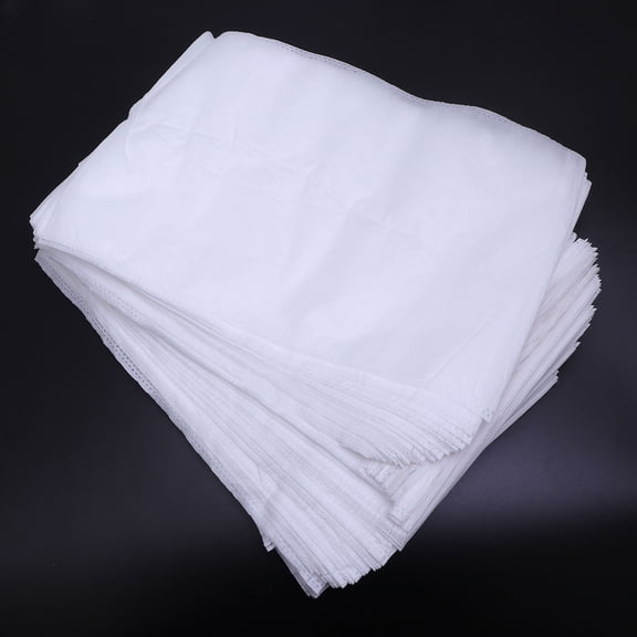 GETAJGHSD 100Pcs Garden Supplies White Plant Grow Bags with Water Permeable Material