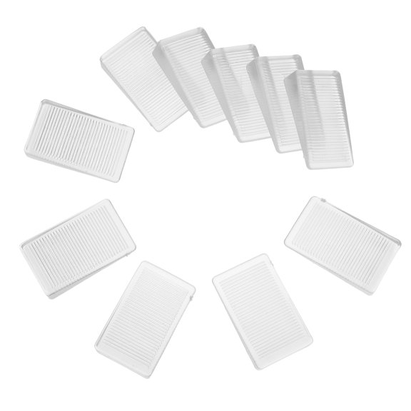 GETAJGHSD 10Pcs Clear Plastic Furniture Levelers Shims for Doors Tables and Chairs Easy Installation