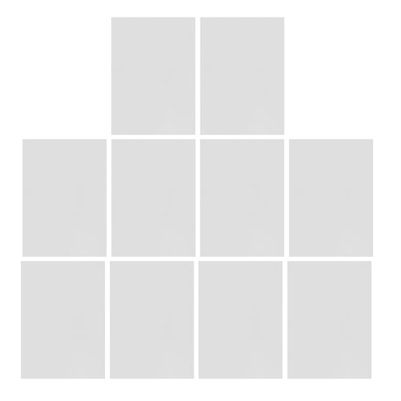 GETAJGHSD 10-Pack Clear Plastic Window Films for Model Kits, Dollhouse Door Window Inserts, Craft and Projects