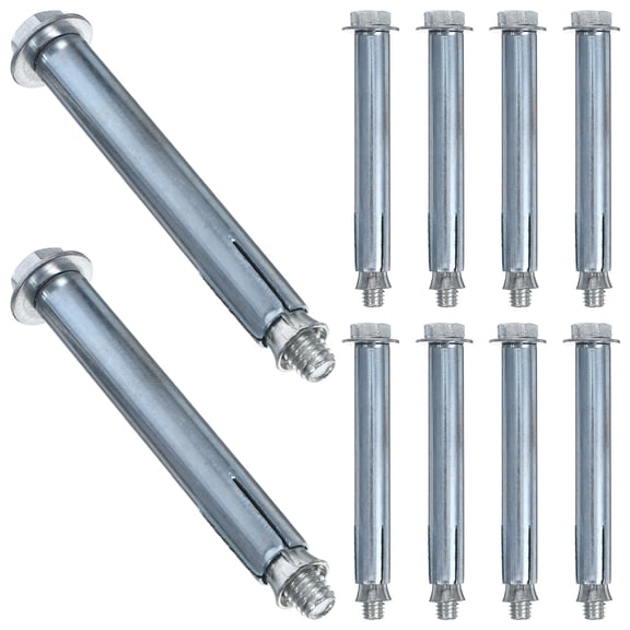 GETAJGHSD 10Pcs Carbon Steel Expansion Bolts for Speed Bumps Parking Garage Heavy Duty