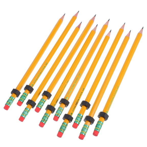 GETAJGHSD 10Pcs Fidget Pencils Wooden Mechanical Pencil with Sliding Nut Ergonomic Stress Relief for Students