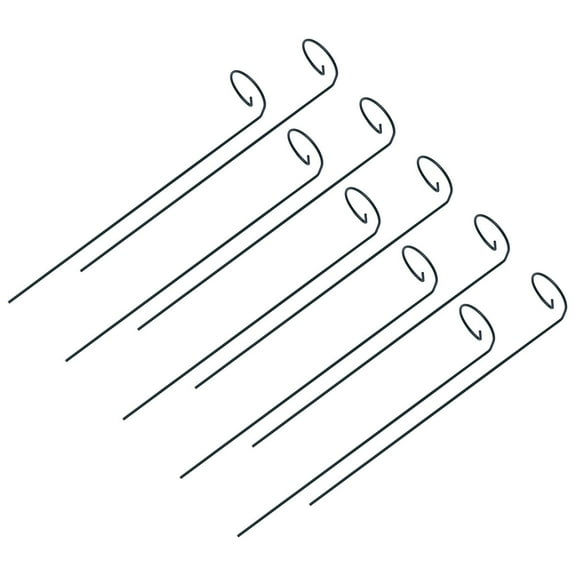 GETAJGHSD 10-Pack Black Metal Plant Support Brackets, Vertical Climbing Holders, 19.68x2.36x0.11 in Garden Trellis for Plants