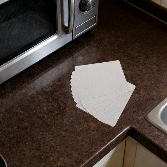 GETAJGHSD Microwave Mica Panel Flame Retardant Insulating Board Plated Silver for Home