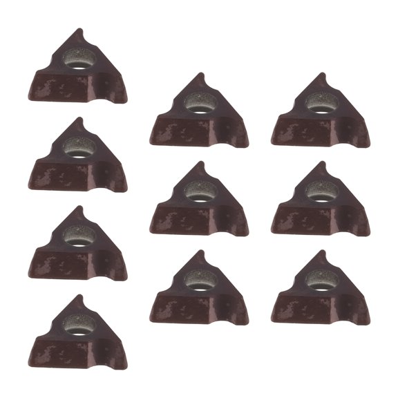 GETAJGHSD 10Pcs Carbide Turning Inserts for Lathe Tool High Precision Metal Chamfering