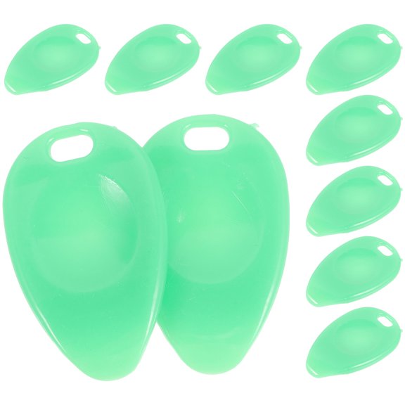 GETAJGHSD 10Pcs Scratch Off Tool for tickets Comfortable Grip Plastic Scraper Light Green