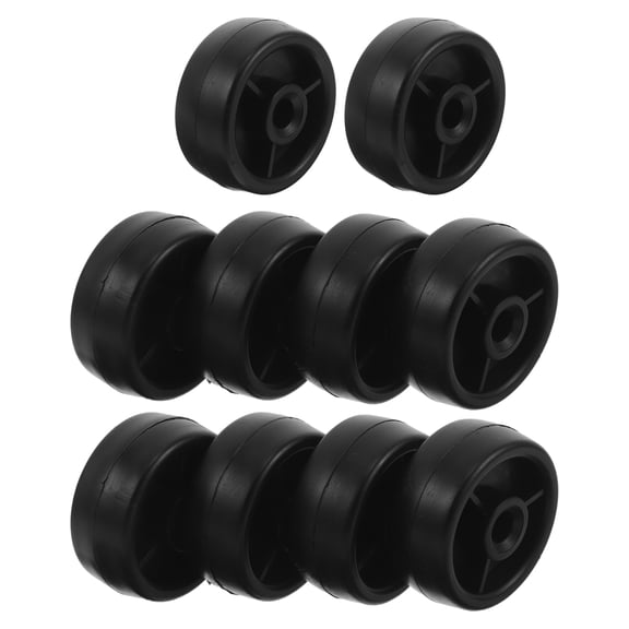 GETAJGHSD 10Pcs Swivel Caster Wheels for Exercise Bikes and Treadmills Gym Replacement Part