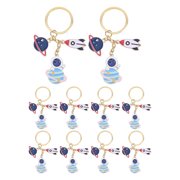 GETAJGHSD 10Pcs Astronaut Keychain Party Favors Multi Color Durable Metal Space Design Charm