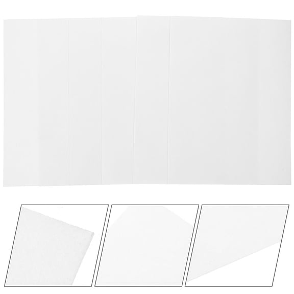 GETAJGHSD 10Pcs Water Soluble Embroidery Backing with Adhesive for Printable Patterns and Crafting