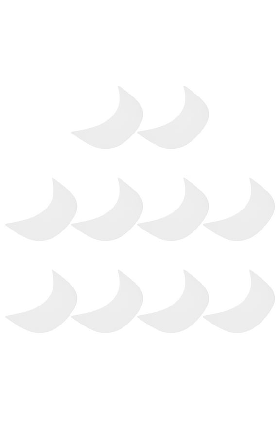 10Pcs White Plastic Hat Brim Replacement for Baseball Cap Hat Shaper Insert