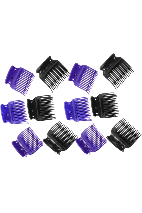 12Pcs Plastic Hair Roller Claws Hot Curler Clips for Neat Hair Curling At Home