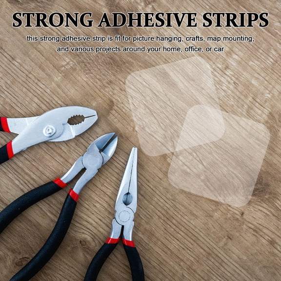 GETAJGHSD 150Pcs Transparent Nano Adhesive Tape Removable for Wall Mounting