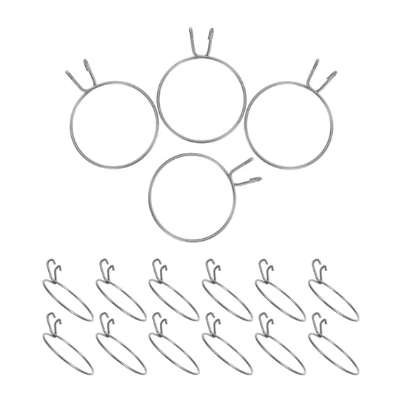 GETAJGHSD 16Pcs Heavy Duty Stainless Steel Cage Water Bottle Hook for Birds and Small Animals