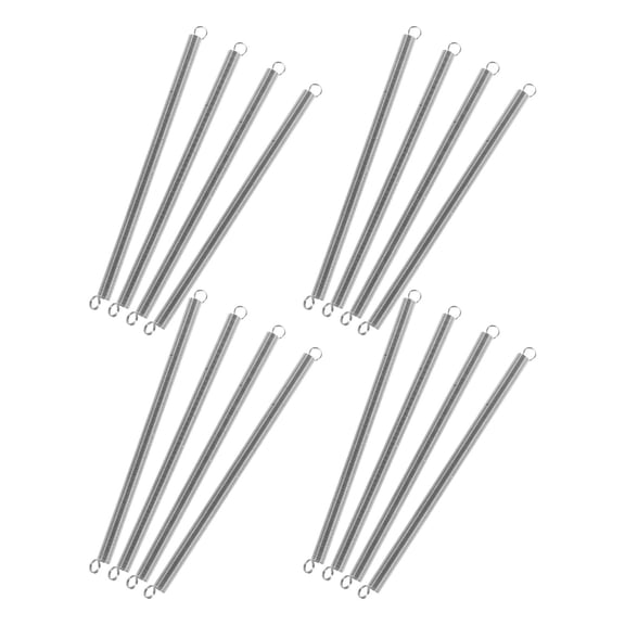 GETAJGHSD 16Pcs Stainless Steel Tension Springs with Hook Ends for Office Stapler Repair and Desktop Replacement