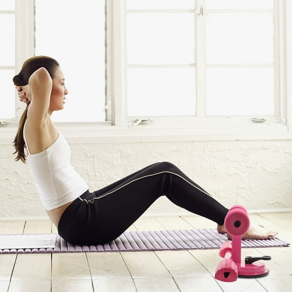 GETAJGHSD 1Pack Abdominal Trainer with Suction Cups for Home Use Including Roll-Up Abdomen Support and Metal Frame
