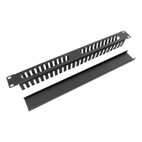 GETAJGHSD 1-Pack Black Metal Cable Organizer Rack, Rectangular Shape Wire Management for Home and Office Use
