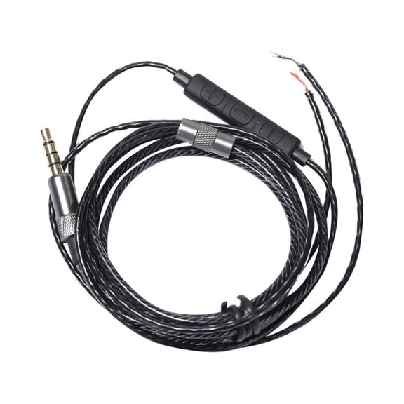 GETAJGHSD 1-Pack 47.2in Earphone Cable with Volume Control and Audio Upgrade Compatible with Most Headphones
