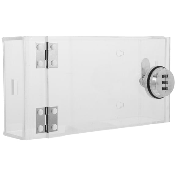 GETAJGHSD Clear Cell Phone Organizer Cabinet with Lock for Office Gym and Classroom Storage
