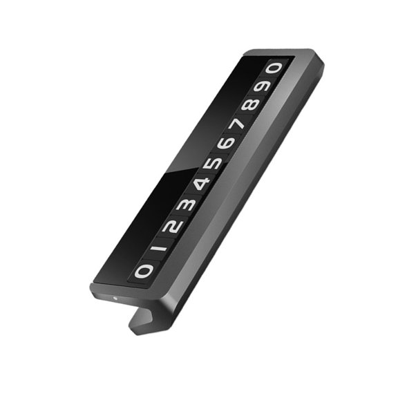 GETAJGHSD 1Pack Rectangular Car Moving Phone Sign with Superbright Surface 12.3*1.2in